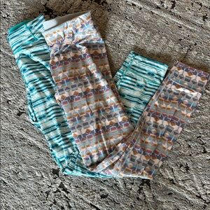 EUC Capilene Patagonia base layer pants lot